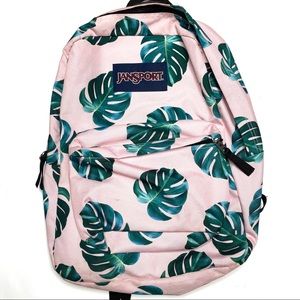jansport palm leaf backpack